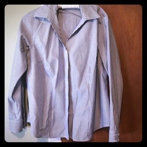 Pinstriped button down